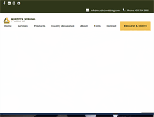 Tablet Screenshot of murdockwebbing.com